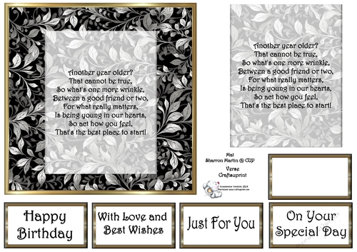 Vine Mat Verse Birthday 2