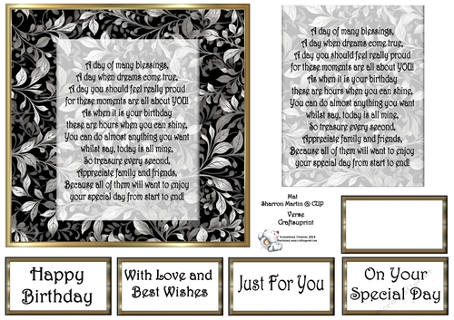 Vine Mat Verse Birthday 5