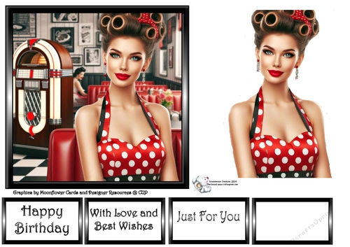 Pin Up Diner Girl 4