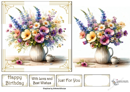 Art Deco Flowers 5