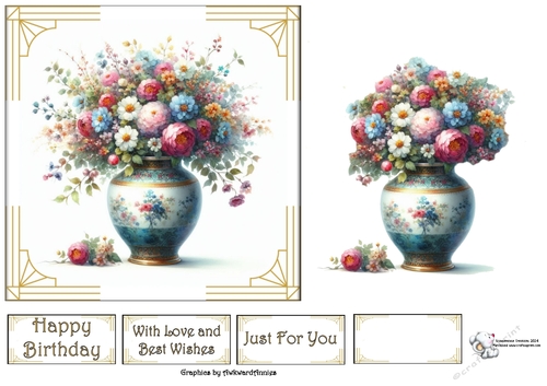 Art Deco Flowers 6