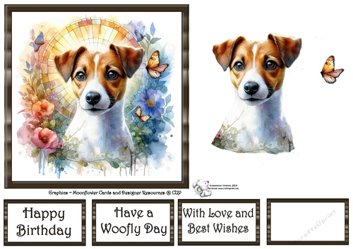 Beautiful Stained Glass Dogs (1) 2