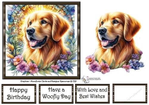 Beautiful Stained Glass Dogs (1) 3