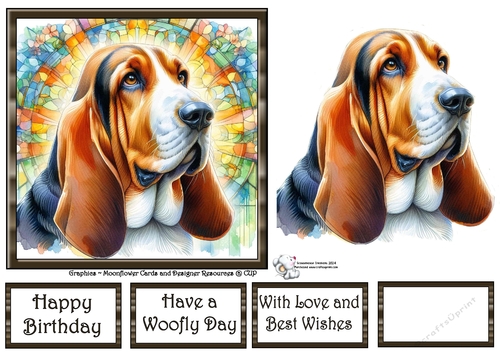 Beautiful Stained Glass Dogs (3) 3