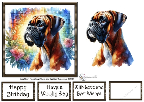 Beautiful Stained Glass Dogs (4) 4