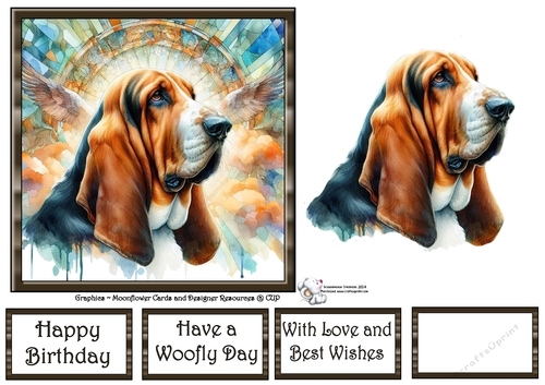 Beautiful Stained Glass Dogs (4) 5