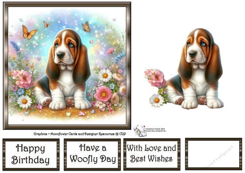 Enchanted Whimsical Garden Pups (6) 3