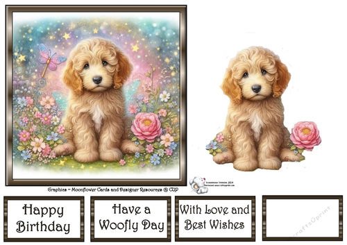 Enchanted Whimsical Garden Pups (7) 3