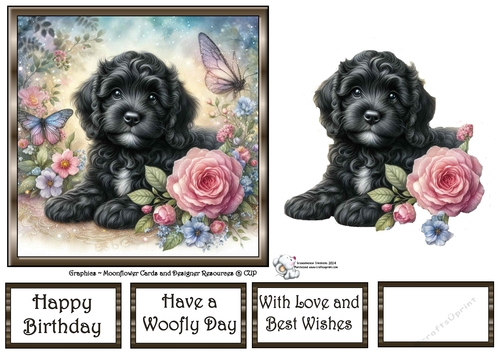 Enchanted Whimsical Garden Pups (9) 1