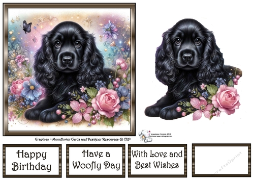 Enchanted Whimsical Garden Pups (9) 2