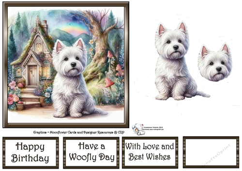Whimsical Cottage Dogs (3) 3