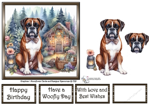 Whimsical Cottage Dogs (4) 1