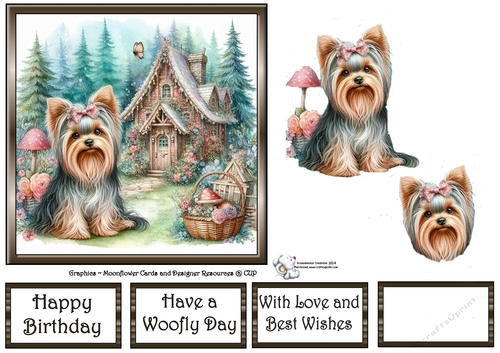 Whimsical Cottage Dogs (4) 3
