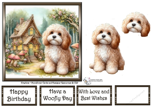 Whimsical Cottage Dogs (8) 1