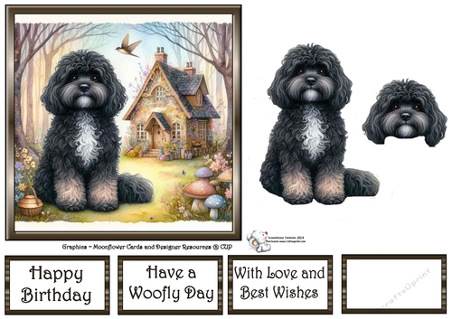 Whimsical Cottage Dogs (8) 2