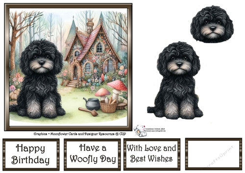 Whimsical Cottage Dogs (9) 2