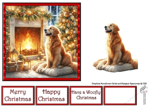 Christmas Retriever 1