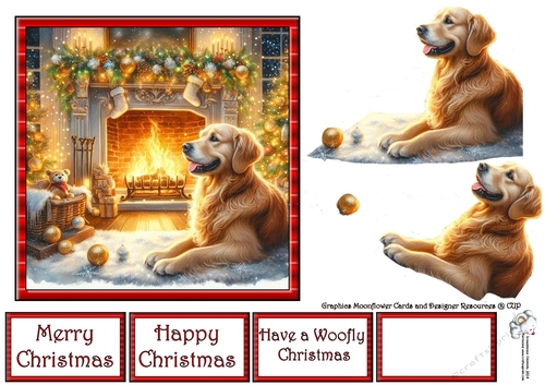 Christmas Retriever 2