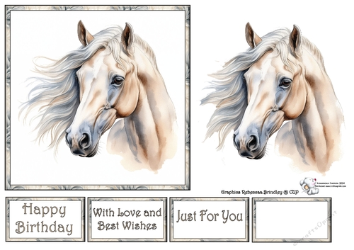 Cremello Stunning Steeds  (Mix 1) 1