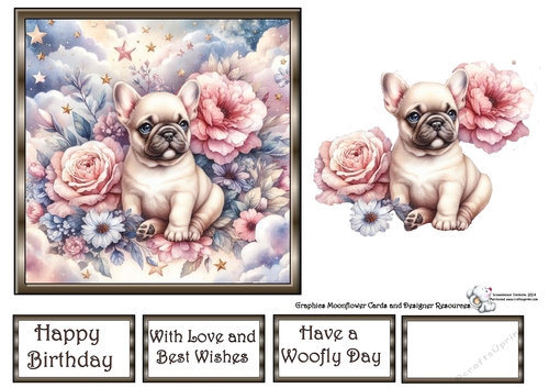 Dreamy Floral Pups (2) 1
