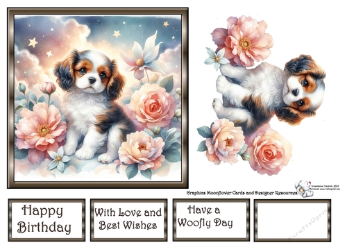 Dreamy Floral Pups (4) 1