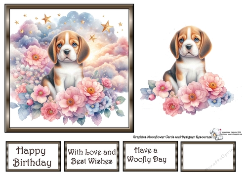 Dreamy Floral Pups (5) 1