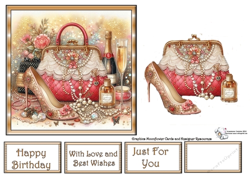 Shabby Chic Handbag & Shoes (3) 1