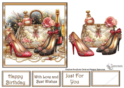 Shabby Chic Handbag & Shoes (3) 2