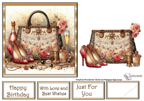 Shabby Chic Handbag & Shoes (3) 3