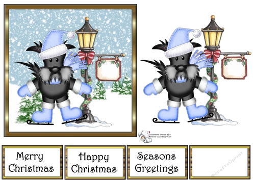 Carol Singing Hamish the Scottie Dog 4