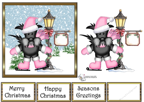 Carol Singing Hamish the Scottie Dog 5