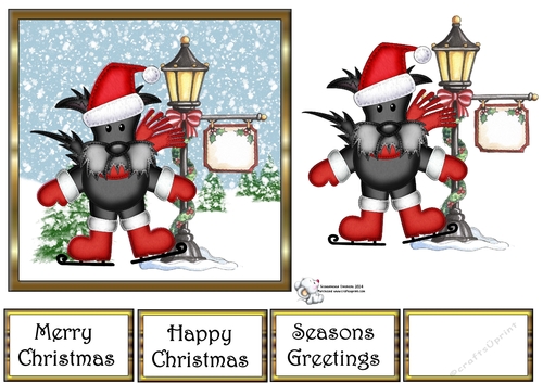 Carol Singing Hamish the Scottie Dog 6