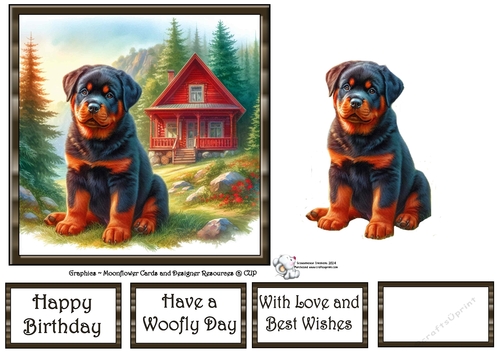 Forest Cabin Dogs (2) 1