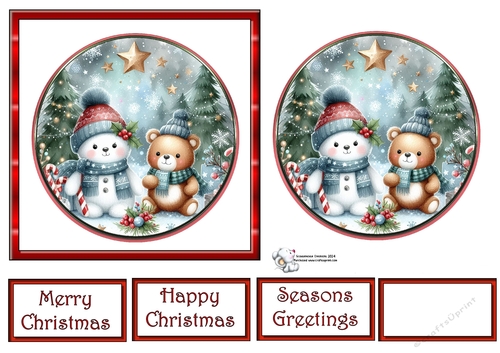 CUTE CHRISTMAS CIRCLES 3