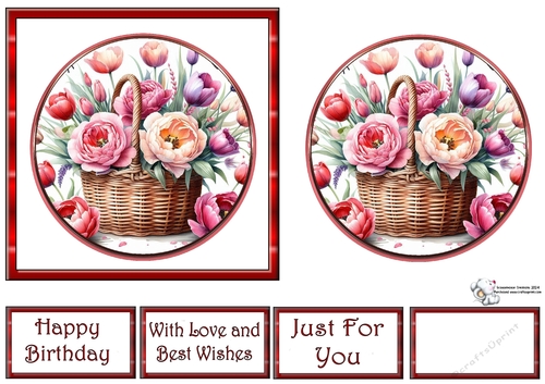 GORGEOUS FLOWERS IN A BASKET 6