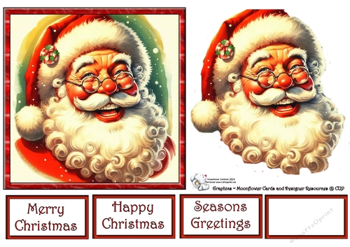 Jolly Retro Santa 01