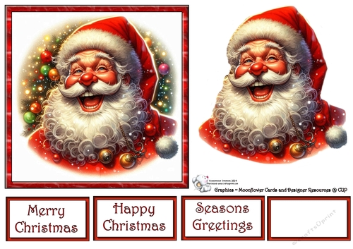 Jolly Retro Santa 03