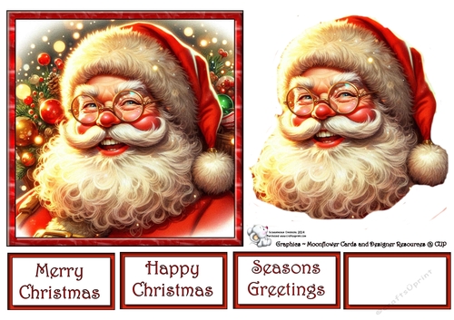 Jolly Retro Santa 04