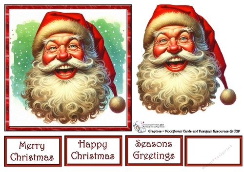 Jolly Retro Santa 07