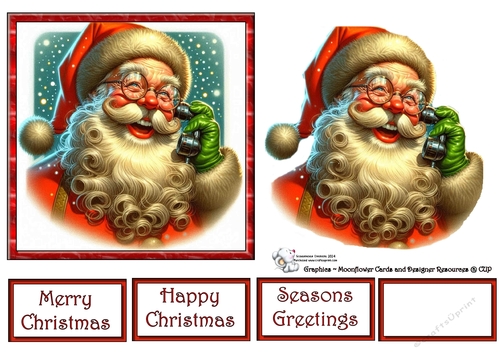 Jolly Retro Santa 10