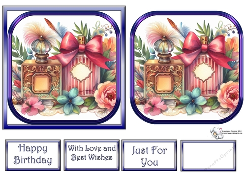 PERFUME BOTTLES Square 4