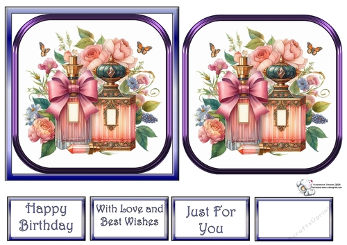 PERFUME BOTTLES Square 8