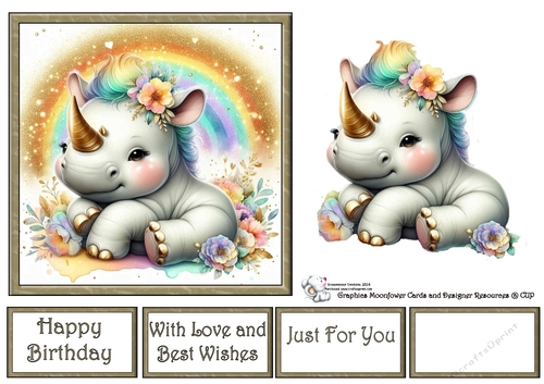 Rainbow Rhino 3
