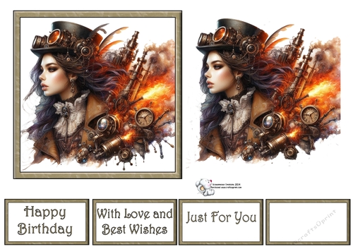 Steampunk girl 4