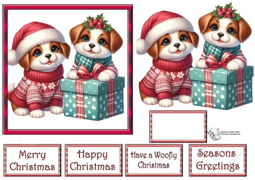Christmas dog 1