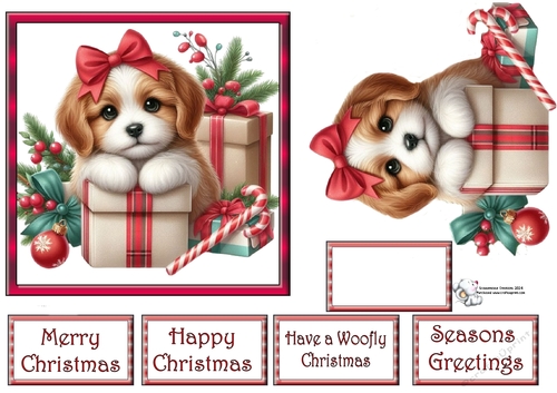 Christmas dog 3