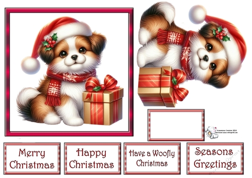 Christmas dog 5