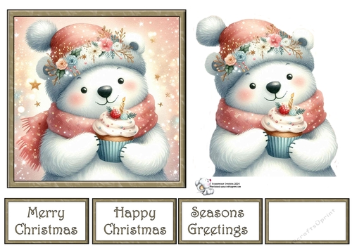 Christmas Polar Bear 05