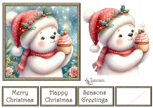 Christmas Polar Bear 06