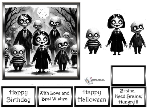 Creepy Zombie Forest Gang 1